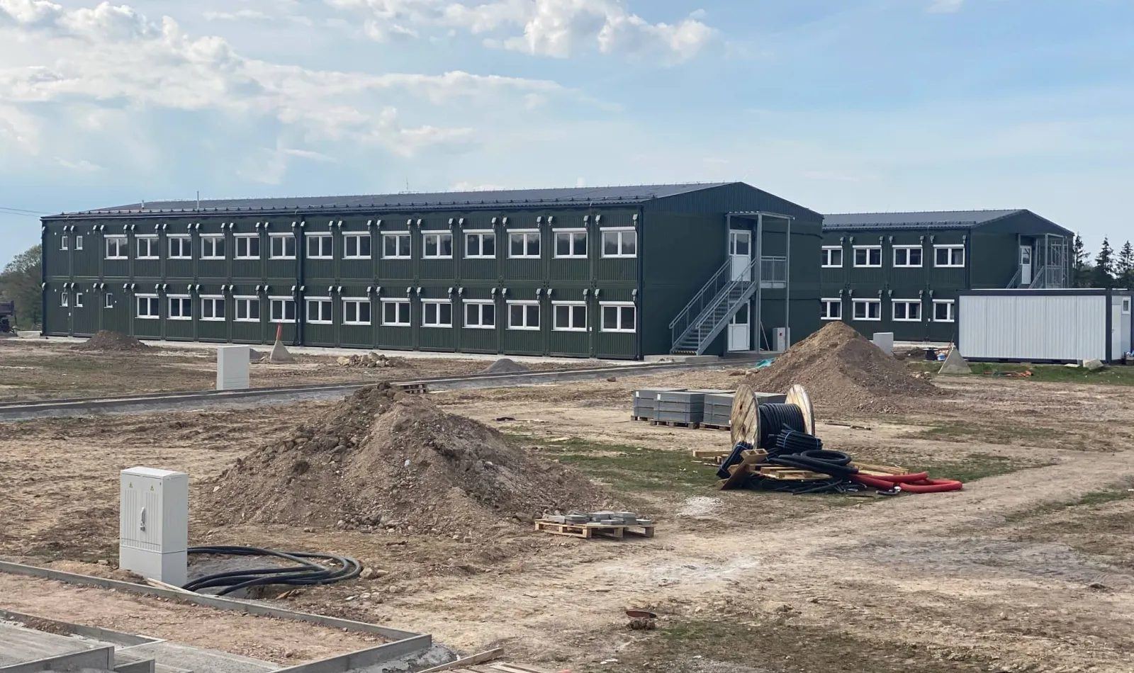 Ubytovacie zariadenie počas výstavby
